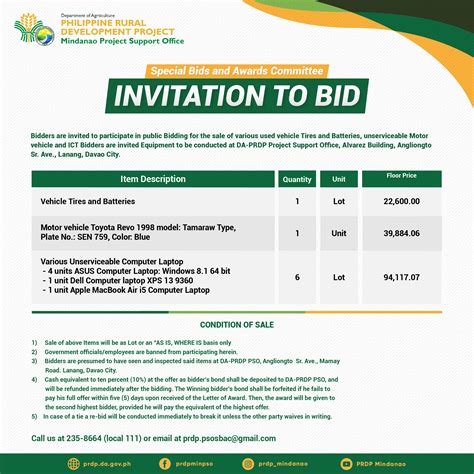 nsic rc 666h|INVITATION TO BID FOR THE PROCUREMENT DELIVERY OF .